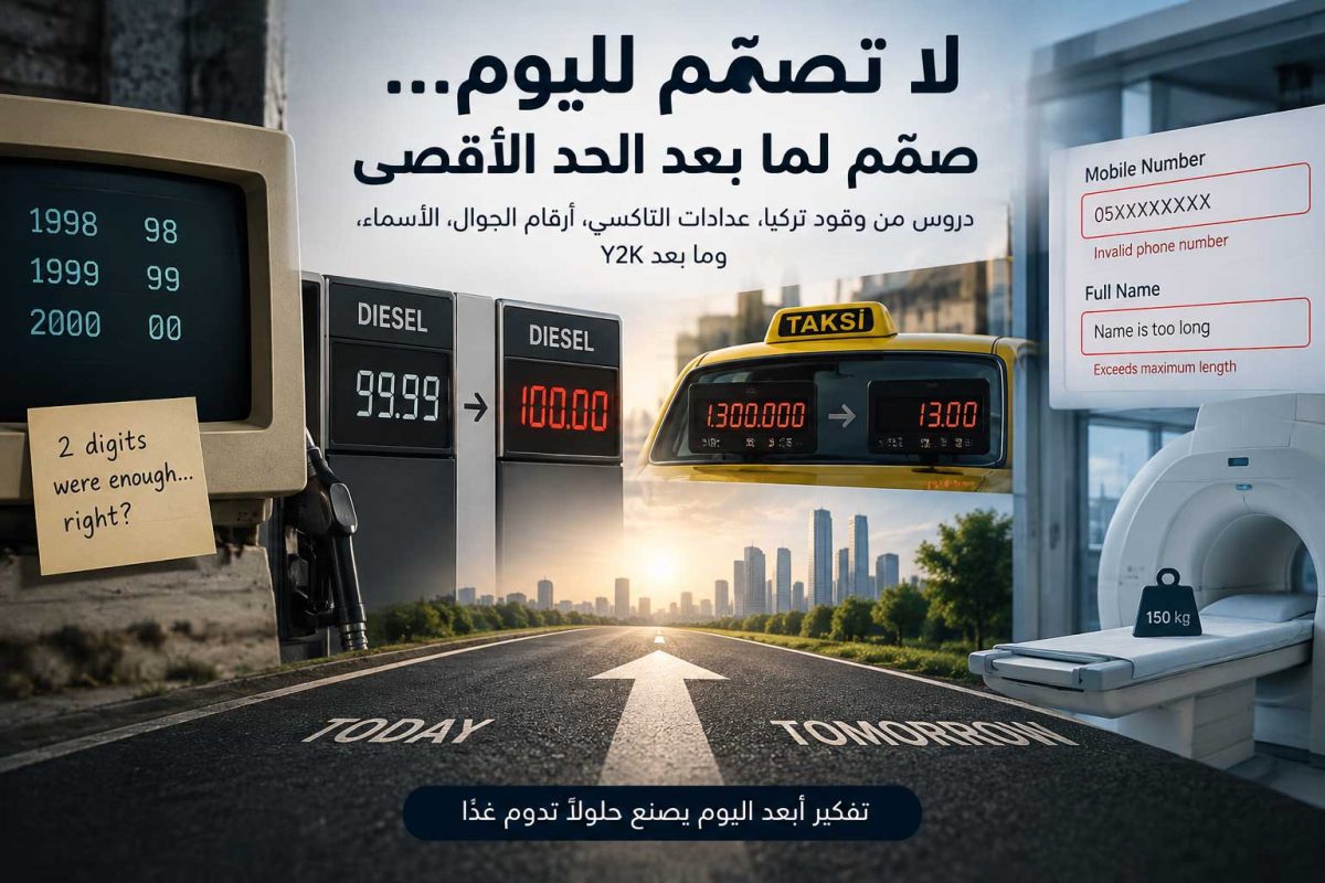 لا تصمّم لليوم… صمّم لما بعد الحد الأقصى